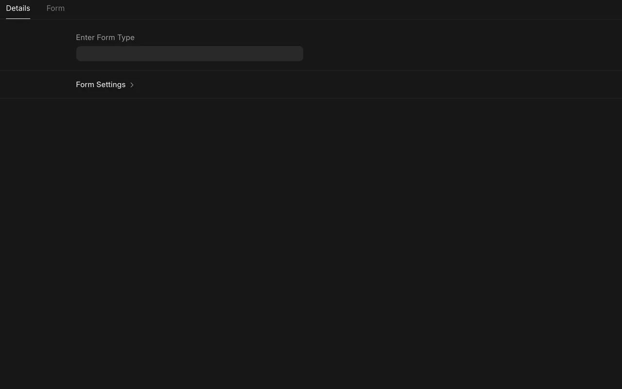 Customize Form
