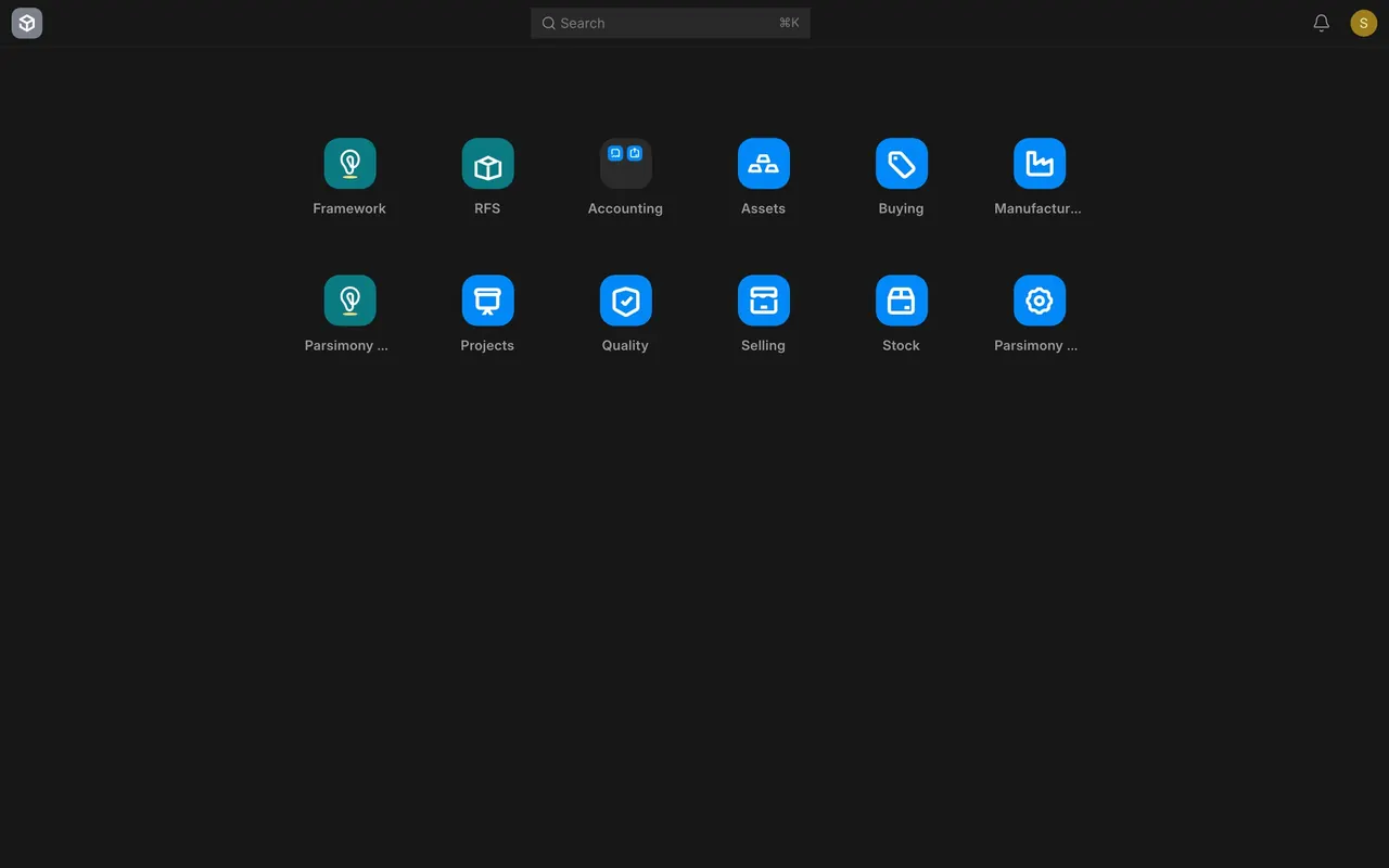 The Desktop: workspace tiles and the Search bar