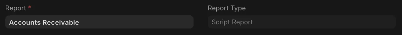 Report and Report Type